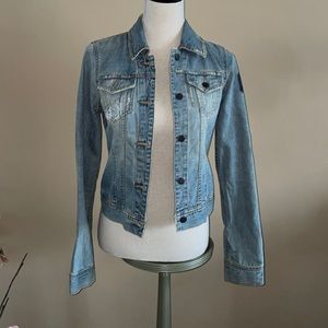 Abercrombie & Fitch Distressed Jean Jacket